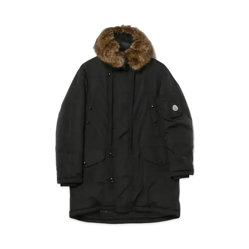 MONCLER AJA Nylon Hooded Down Blouson "Black"