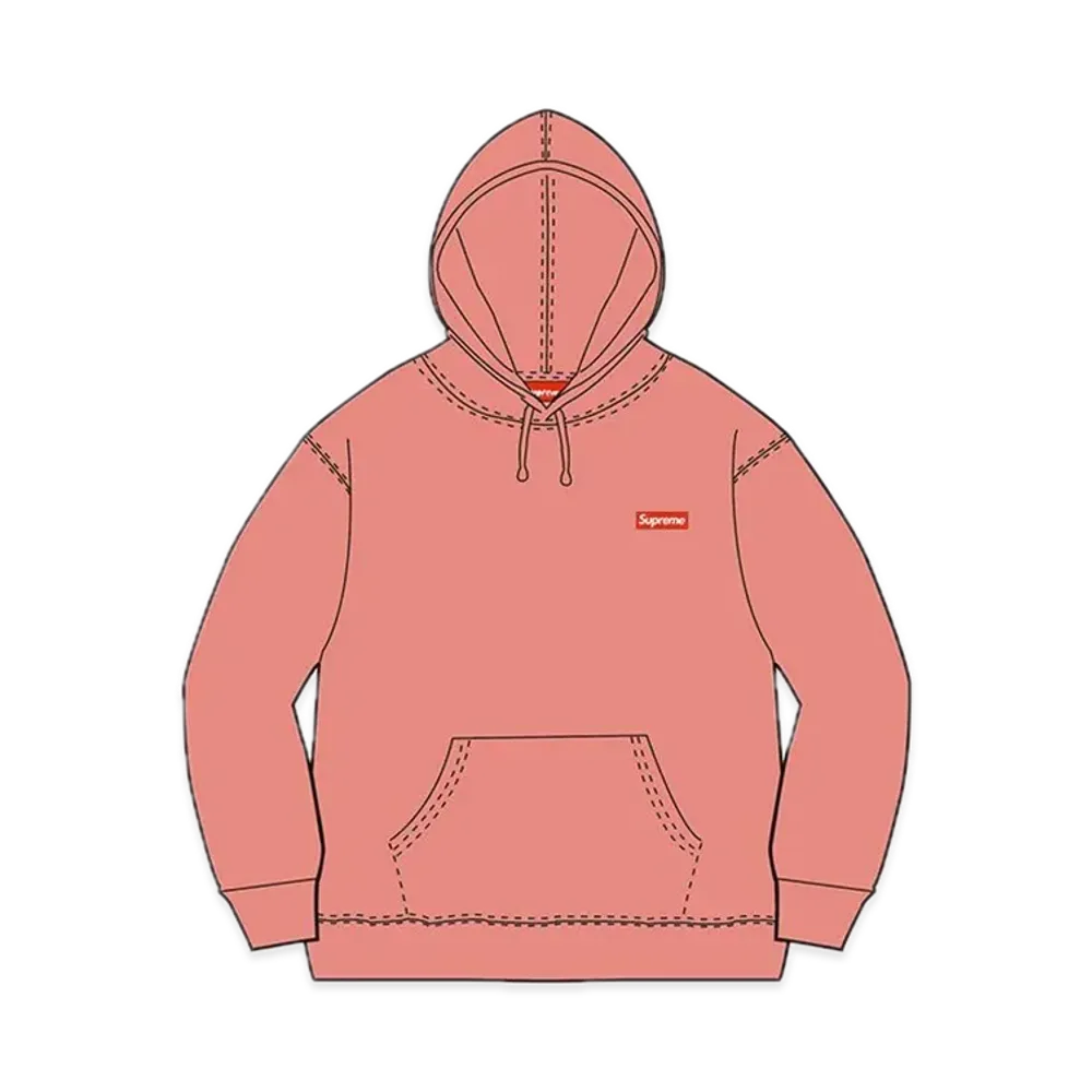 Supreme Small Box Hooded Sweatshirt "Dusty Coral" (21SS)
