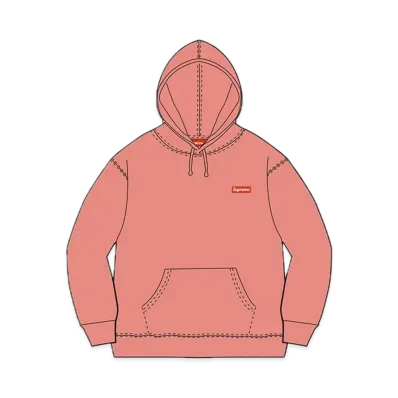 Supreme Small Box Hooded Sweatshirt "Dusty Coral" (21SS)
