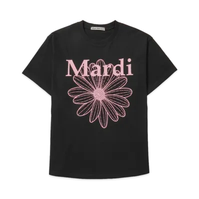 Mardi Mercredi T-Shirt Flowermardi "Black Pink"