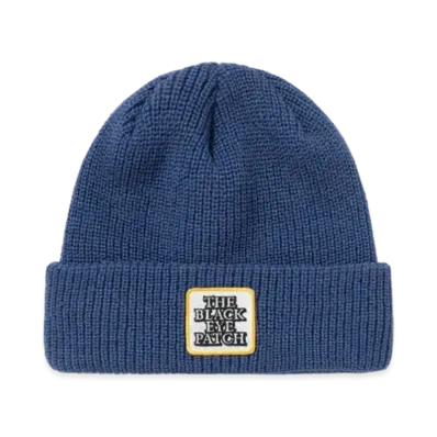 Black Eye Patch OG Label Beanie "Cobalt Blue"