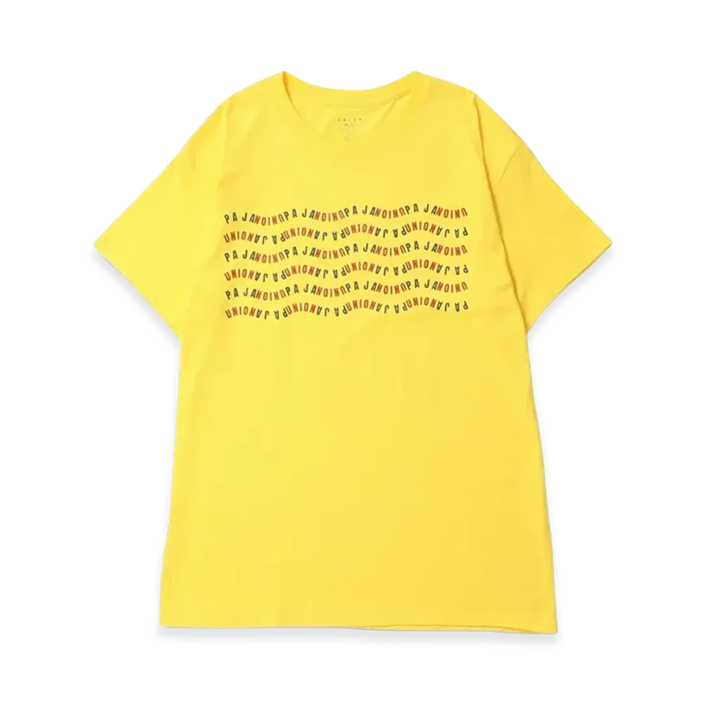 UNION x PAJA STUDIO P Wave Border UN Tee "Yellow"