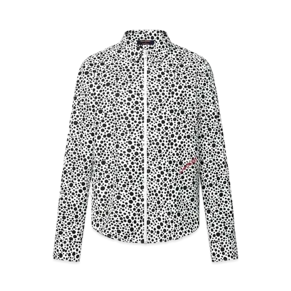 Louis Vuitton x Yayoi Kusama Infinity Dots Printed Zipped Shirt "Blanc"