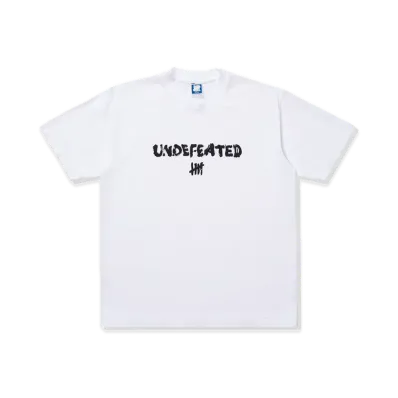 UNDEFEATED Paint S/S Tee "White"