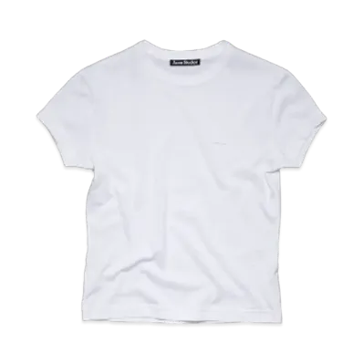 Acne Studios Crew Neck T-Shirt Fit Design "Optic White"