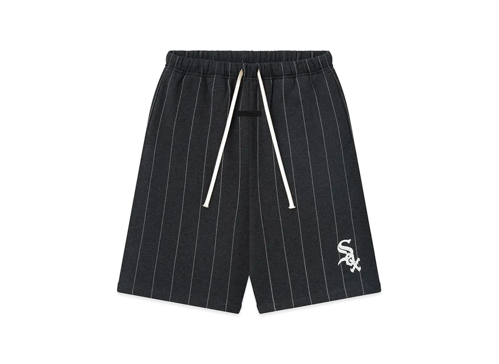 FEAR OF GOD x MLB White Sox 90's Sweatshort "Iron Heather W White Pinstripes"