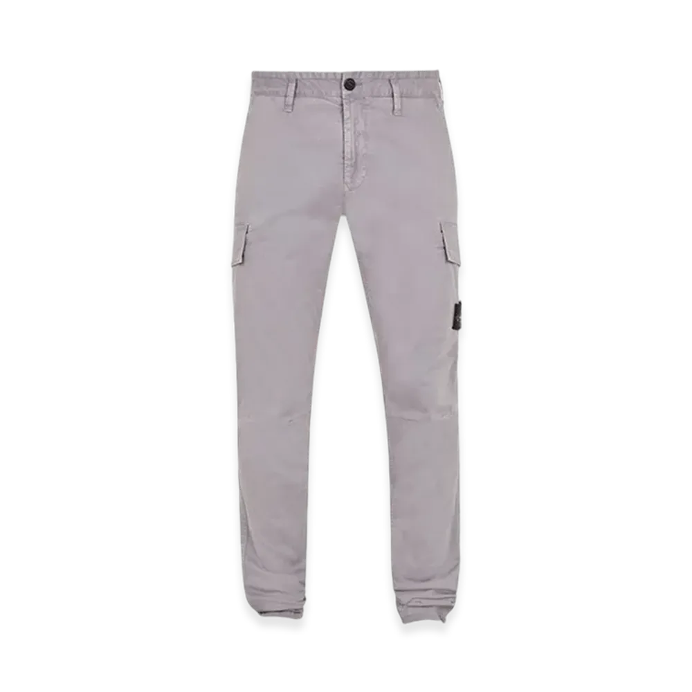 Stone Island 30604 Old Treatment Skinny Fit Cargo Pants - 24SS "Dust Grey"