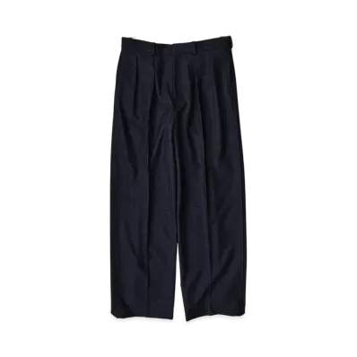 NICENESS Schenker Flying V Trousers - Wide "Charcoal"
