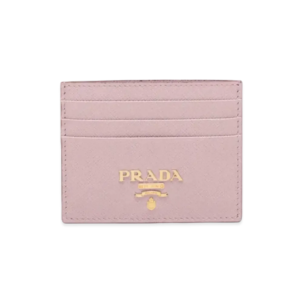 プラダ サフィアーノレザー カードホルダー "アラバスターピンク" 1MC025 QWA F0E18