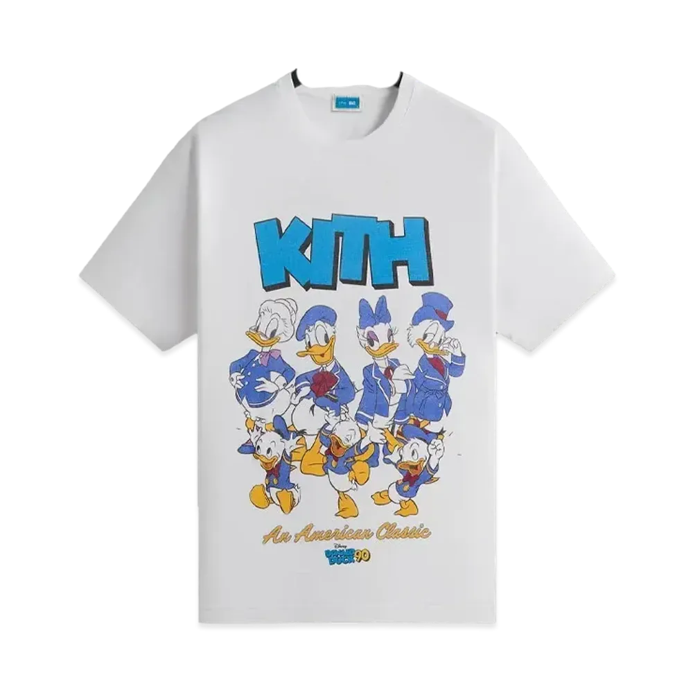 Kith x Disney For Donald Duck Family Vintage Tee "White"