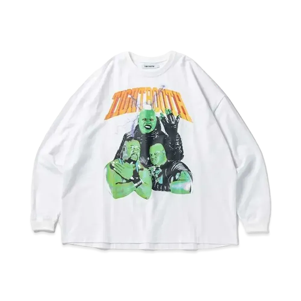 TIGHTBOOTH Mom LS T-shirt "White"