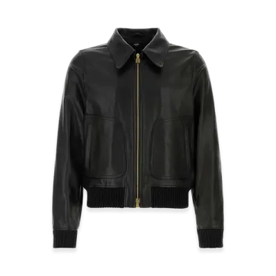 AMIRI Leather Jacket "Black"