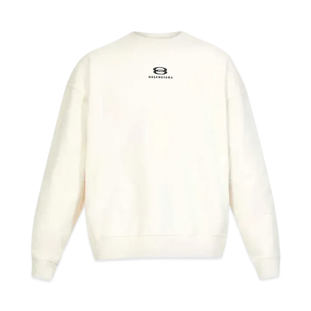 BALENCIAGA MENS Unity Sweatshirt "Light Beige/Black"
