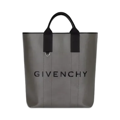 GIVENCHY G-Essentials Large Tote Bag In Coated Canvas "Quartz Grey"