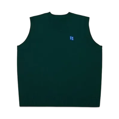ADERERROR Tag Knit Vest 01 "Green"