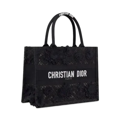 Dior Medium Book Tote D Lace 3D Macrame Effect "Multicolor"