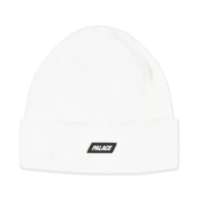 PALACE Break Knit Beanie "White"