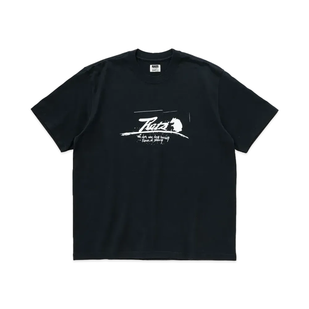 RATS SCRIPT LOGO WAY OF LIFE TEE "BLACK"