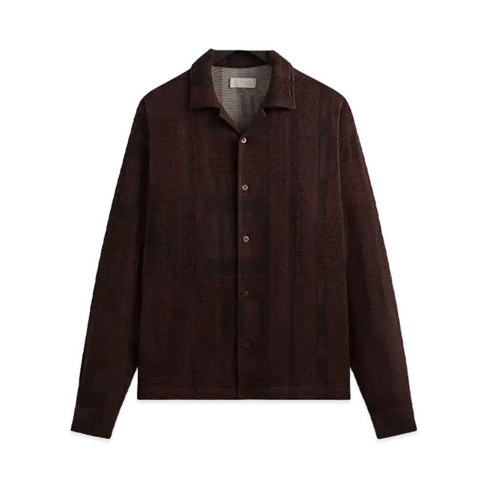 Kith Geometric Knit Cohen Shirt "Incognito"