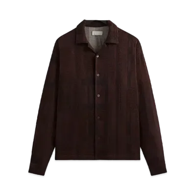 Kith Geometric Knit Cohen Shirt "Incognito"