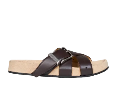 BALENCIAGA Belt Mules "Brown"