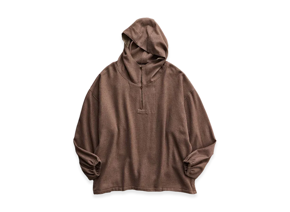 NICENESS Lanegan Cashmere Tweed Snow Parka "Mocha"