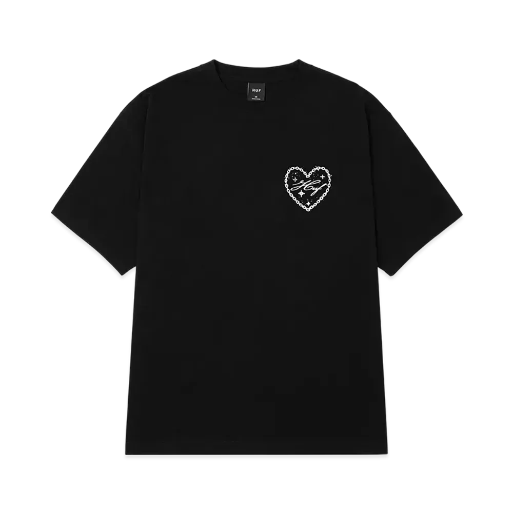 HUF Summer 25 Be Mine Tee "Black"