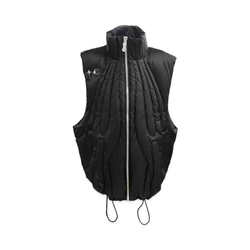 THUG CLUB Cave Goose Down Vest "Black"