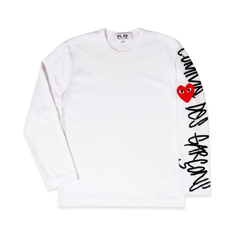 PLAY COMME des GARCONS Aoyama Store Exclusive L/S T-Shirt "White"