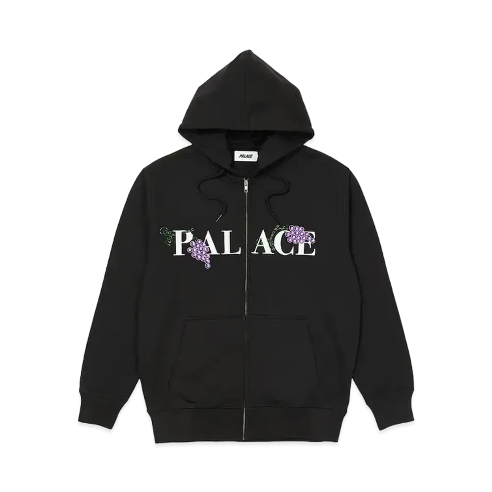 PALACE Grape Zip Hood "Black"