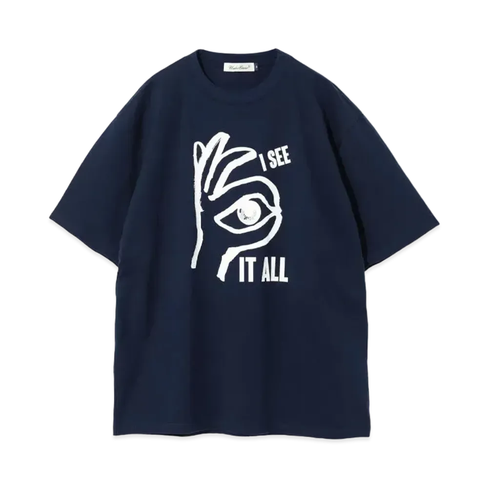 UNDERCOVER Cotton T-Shirt "Navy"