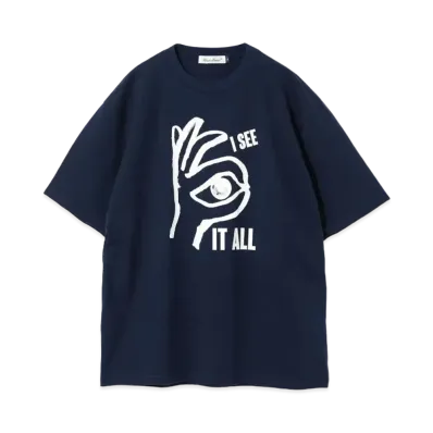 UNDERCOVER Cotton T-Shirt "Navy"