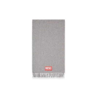 Diesel S-Imon Wool Blend Scarf "Gray"