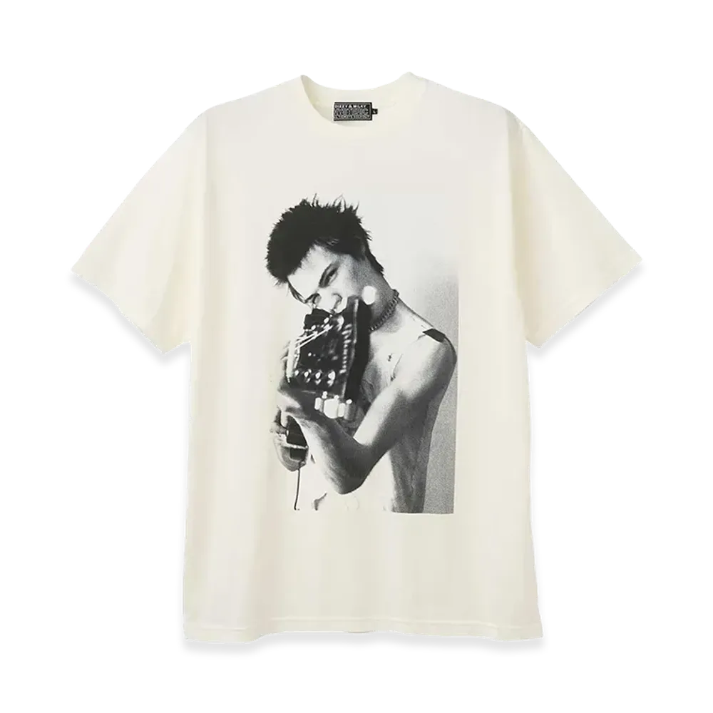 HYSTERIC GLAMOUR Dennis Morris/Sid Stockholm 1977 Tee "White"
