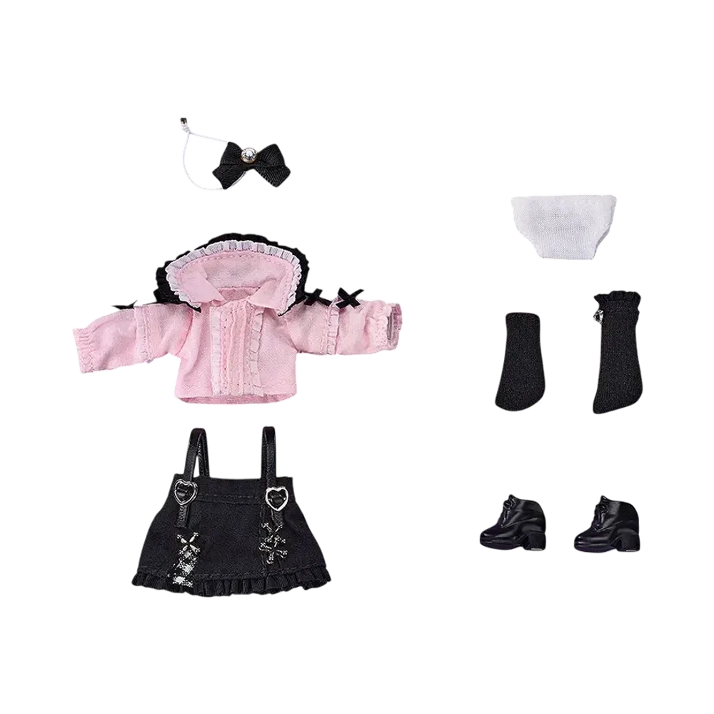 Good Smile Company "Nendoroid Doll" -Nendoroid Doll- Outfit Set: Suspender Skirt Set (Pink & Black)