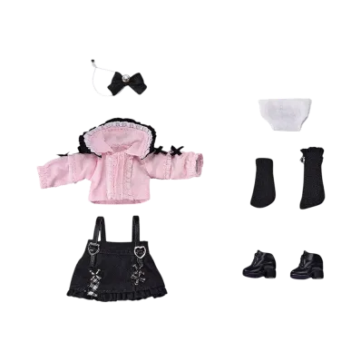 Good Smile Company "Nendoroid Doll" -Nendoroid Doll- Outfit Set: Suspender Skirt Set (Pink & Black)