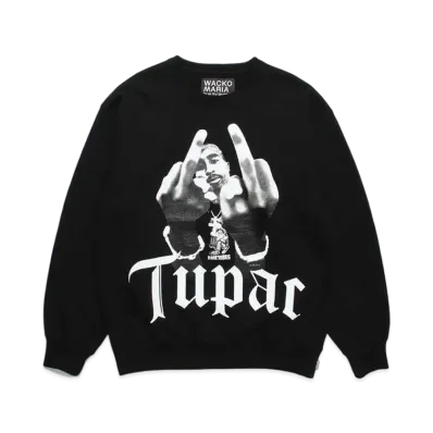 WACKO MARIA 2Pac / Heavy Weight Sweat Shirt "Mono"