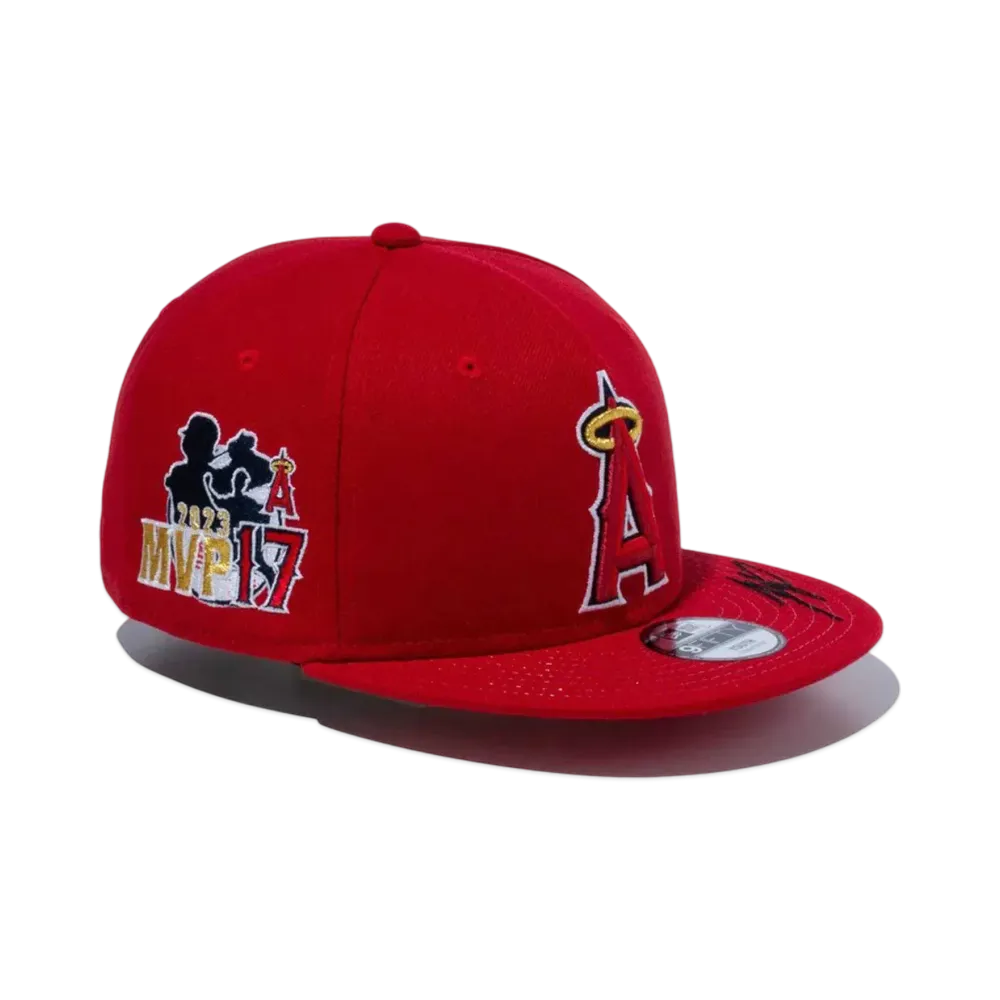 NEW ERA x Shohei Ohtani Youth 9Fifty American League MVP & Home Runs Leaders Los Angeles Angels Scarlet "Scarlet"