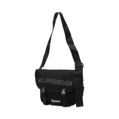Supreme Denim Messenger Bag "Black"