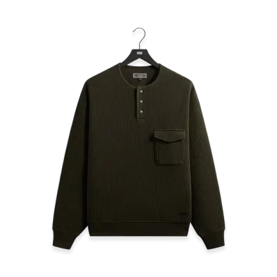 Kith Striped Interlock Samson Henley "Kalamon"
