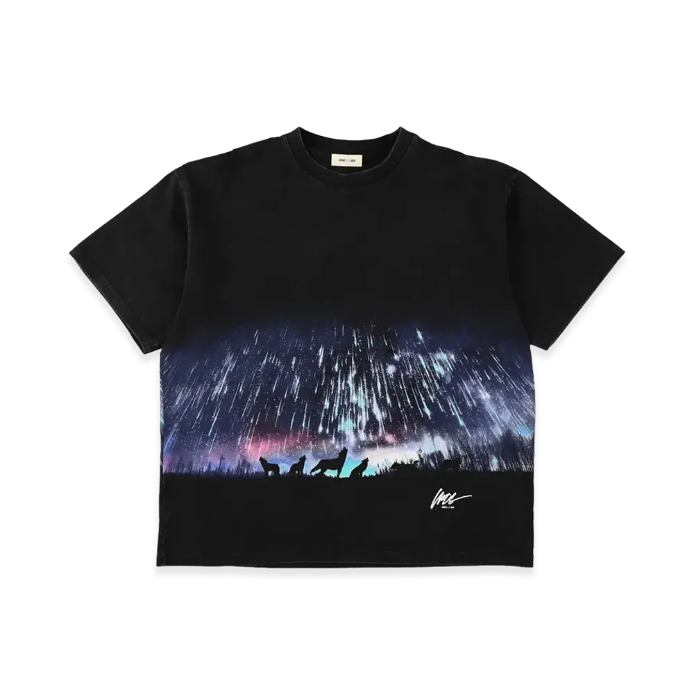 WIND AND SEA Aurora Tee "Black"