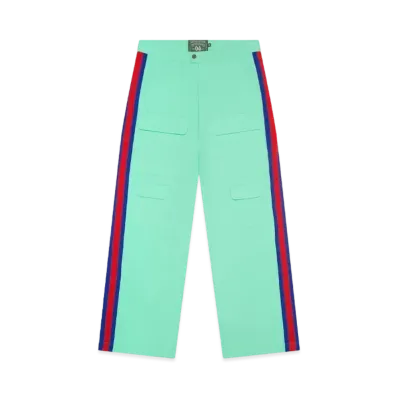 DENIM TEARS x Bstroy Tears Side Stripe Pant "Mint"