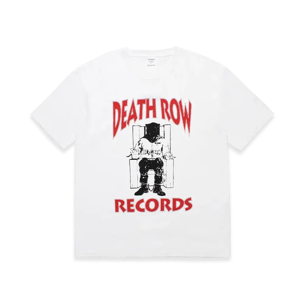 WACKO MARIA Death Row Records / Washed Heavy Weight T-Shirt "White"