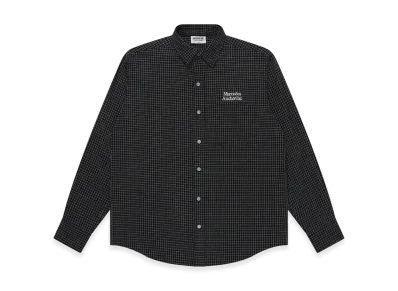 Mercedes Anchor inc. Grid Pattern L/S Shirt "Black"