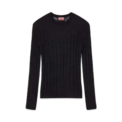 KENZO Semi-Sheer Jumper "Black"