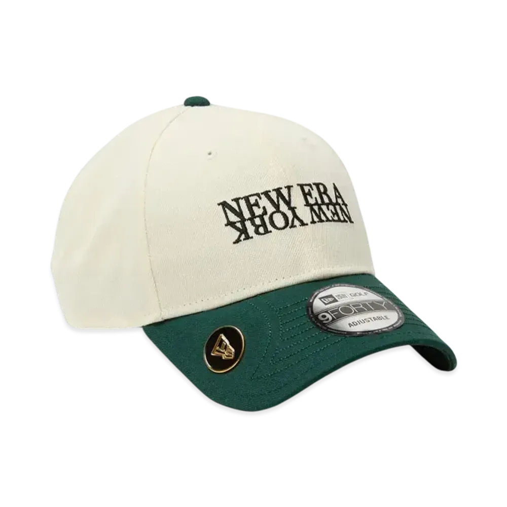 NEW ERA Golf 9Forty On Par New Era New York "Chrome White/Dark Green"