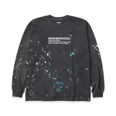 NEIGHBORHOOD NH. Tee LS-18 "Black"