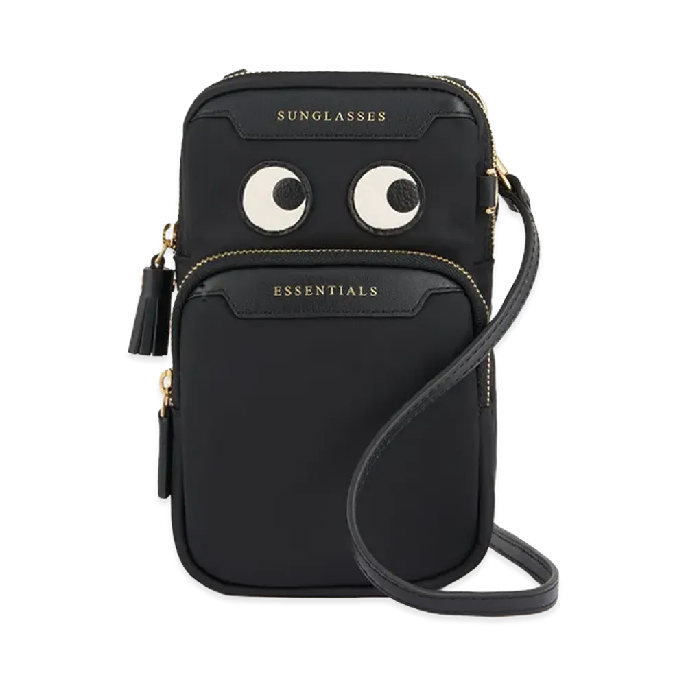 Anya Hindmarch Essentials Cross Body Eyes "Black"