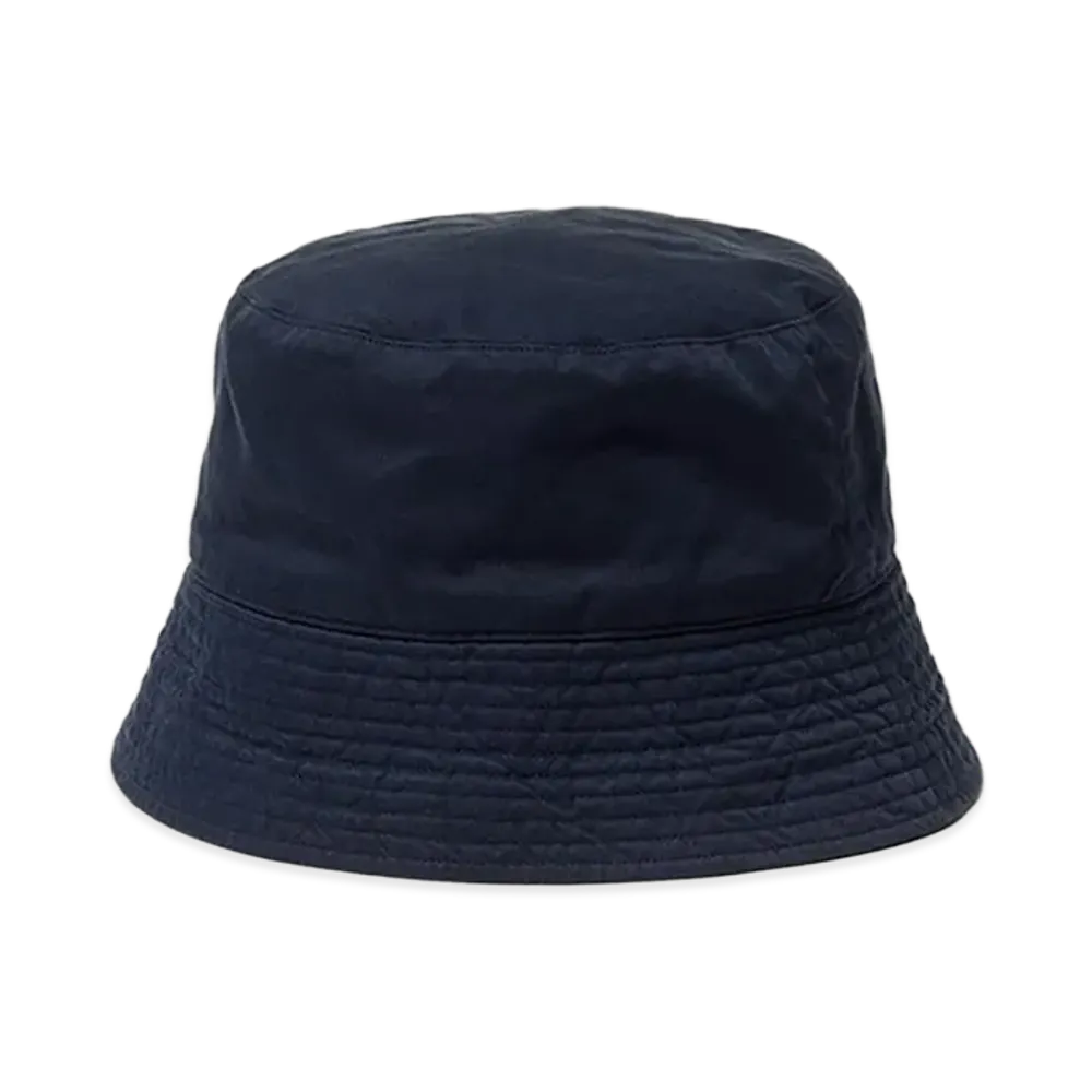 AURALEE Garment-Dyed Finx Chino Bucket Hat Made by Kijima Takayuki "Navy"