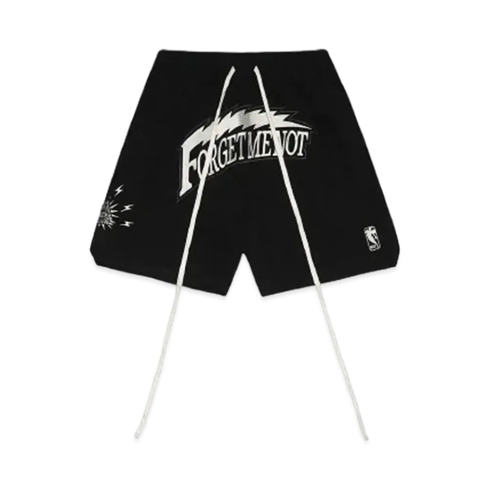MAYO Forget Me Not Thunder Embroidery Shorts "BLACK"